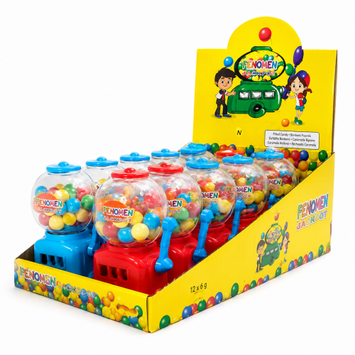 FENOMEN JACKPOT GUMBALL MACHINE 40GRX12
