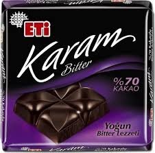 ETİ BİTTER KARAM KARE %70 60GR*6
