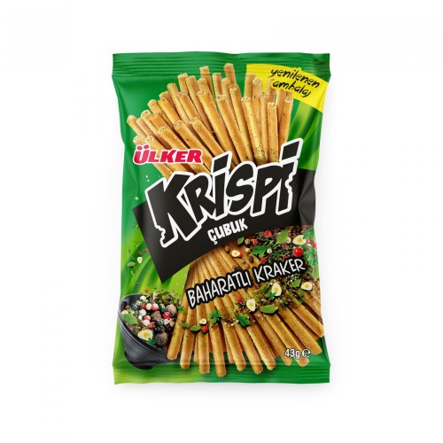 ÜLKER KRİSPİ KRAKER ÇEŞİT 43GR*15