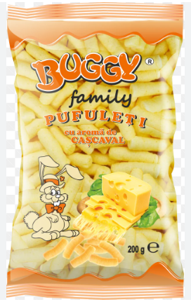 BUGY FAMILY PUFULETI CASCAVAL CHEESE 150GR 1X10PCS