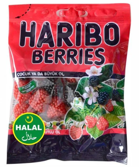 HARIBO 70 GR BERRIES 1*24