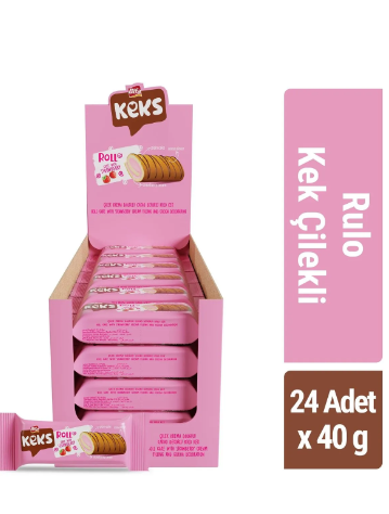 BIFA KEKS 40 GR STRAWBERRY 1X24 (MASTERBOX 6)