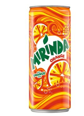 MIRINDA ORANGE CAN LONG 24X330ML