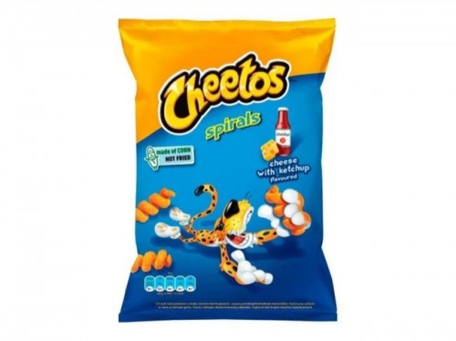 Cheetos Spiral Cheese Ketchup 1*14 Pcs 145 Gr