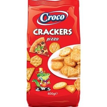 CROCO CRACKERS PIZZA 400GR 1X12PCS