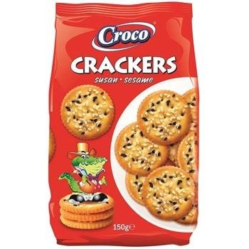 CROCO CRACKERS SUSAN SESAME 12X150G
