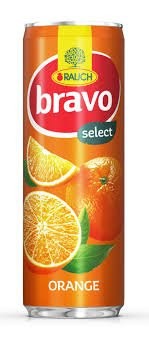 BRAVO ORANGE JUICE CAN 24X250ML