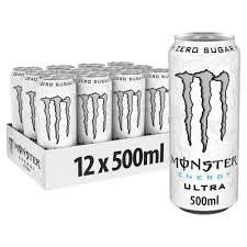 MONSTER ENERGY DRINK ULTRA ZERO SUGAR pm 1.65 12X500ML