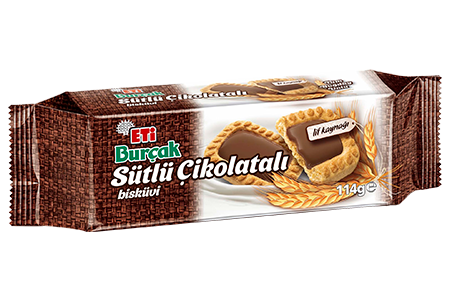 ETI BURCAK CHOCOLATE BISCUIT 114GR 1X12PCS