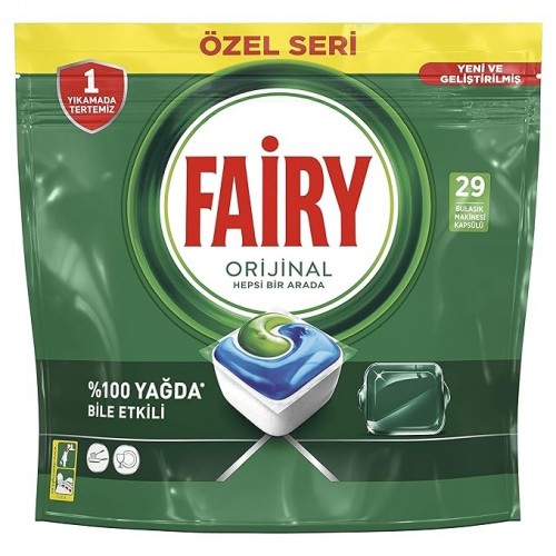 FAIRY 5XEAN DISHWASHER TABLET ALL IN ONE 29 1X5PCS