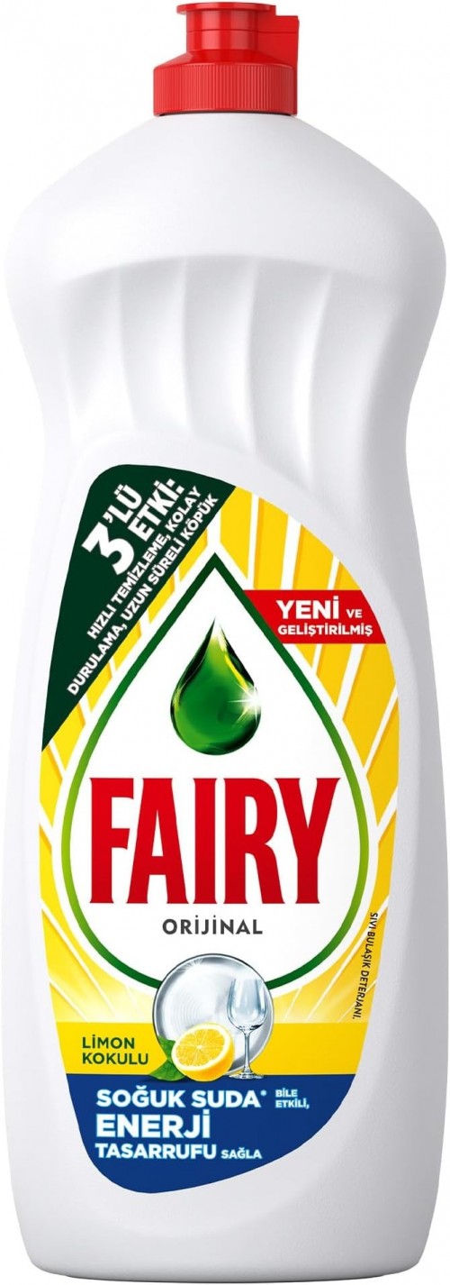 FAIRY 650 ML LEMON 1X6 PCS ECO PACK.