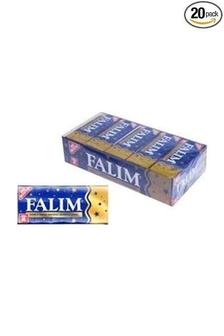 Falim Plain Single Gum 100 Pcs (MASTERBOX 20)