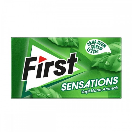 FIRST SENSATION 27GR GREEN MINT CHEWING GUM 1X12PCSx20