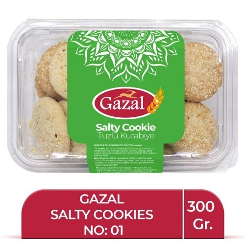 GAZAL 300 GR SALT COOKIES (01)*20