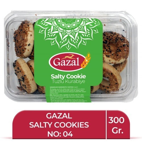 GAZAL 300 GR SALT COOKIES (04)*20