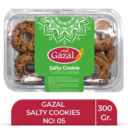 GAZAL 300 GR SALT COOKIES (05)*20
