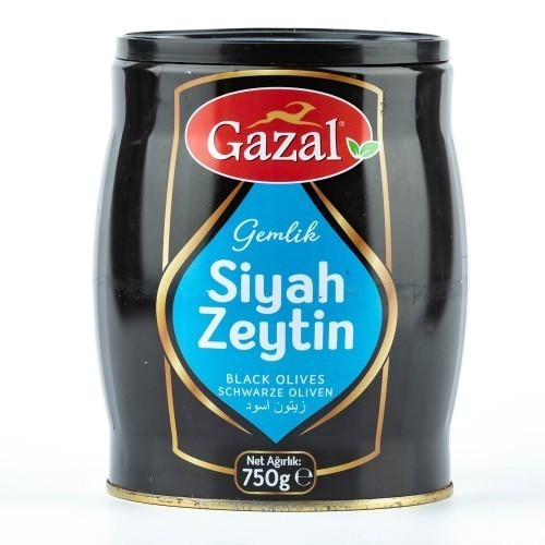 GAZAL 750 GR BLACK GEMLIK OLIVES *6