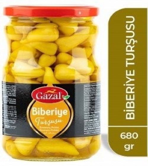 GAZAL PICKLE 340 GR CHILI BIBERIYE *12