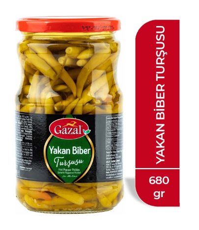 GAZAL PICKLE 670 GR BURNING PEPPER *12