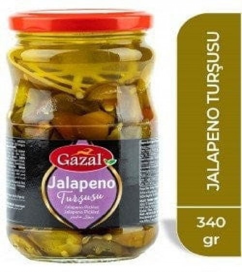 GAZAL PICKLE 670 GR JALAPENO *12