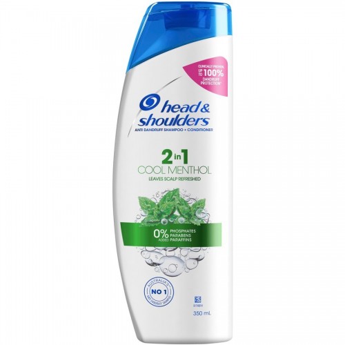 HEAD & SHOULDERS 350 ML MENTOL 2IN1 1X6