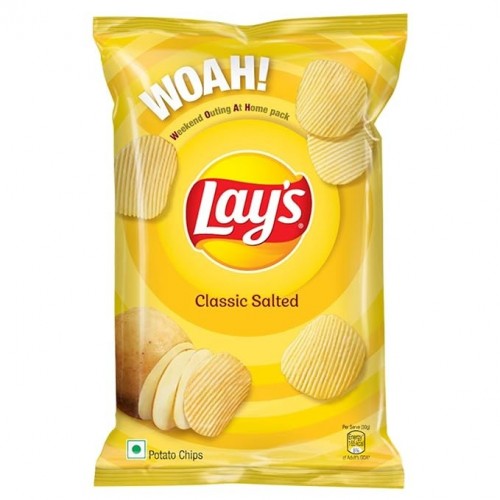 LAYS SALTED CRISP 21 PCS 130 GR