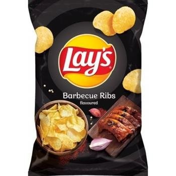 LAYS CHIPSY BARBECUE RIBS 130GR 1X21