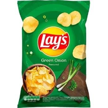 LAYS CHIPSY GREEN ONION ZIELONA CEBULKA 130GR 1X21