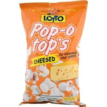 LOTTO POP O TOPS POPCORN CHEESE (CASCAVAL) 75GR 1X18