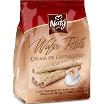 NATY WAFER ROLLS CAPUCCINO 9X200G