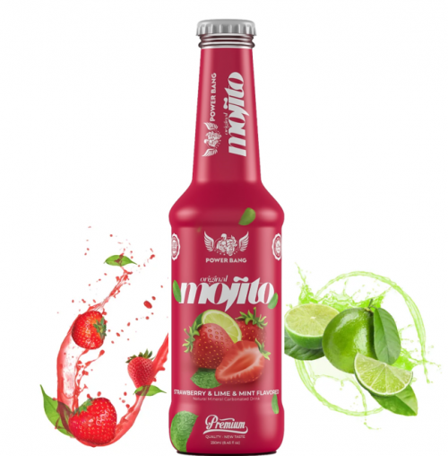 POWER BANG MOJITO STRAWBERRY 250 ML*24