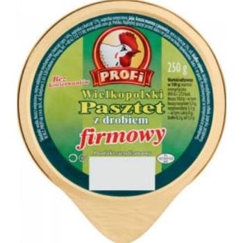 PROFI PASZTET Z DROBIEM FIRMOWY (CHICKEN) 250G 1X8