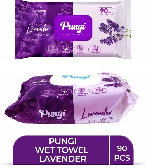 PUNGI 90''S WET TOWEL LAVANDER *24