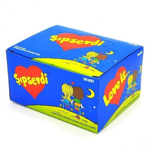 Sipsevdi Gum 100 Pieces Banana & Strawberry 100x20