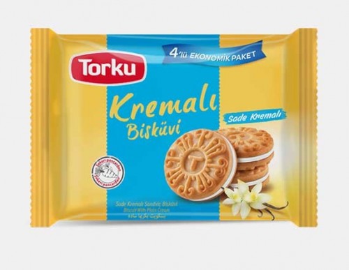 TORKU BISCUIT CREAM 240 GR*4   1X8PCS