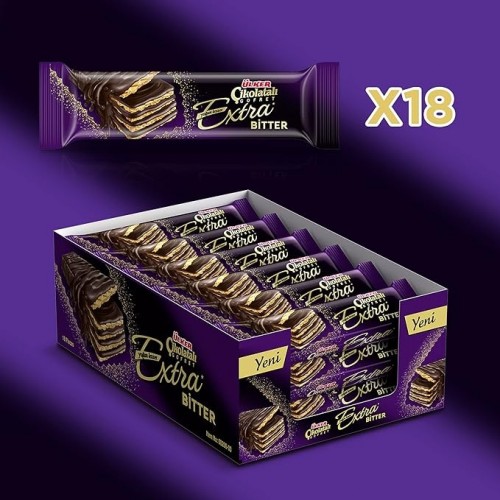 ULKER EXTRA CHOCOLATE WAFER 30GR 1X18 (master box 6)