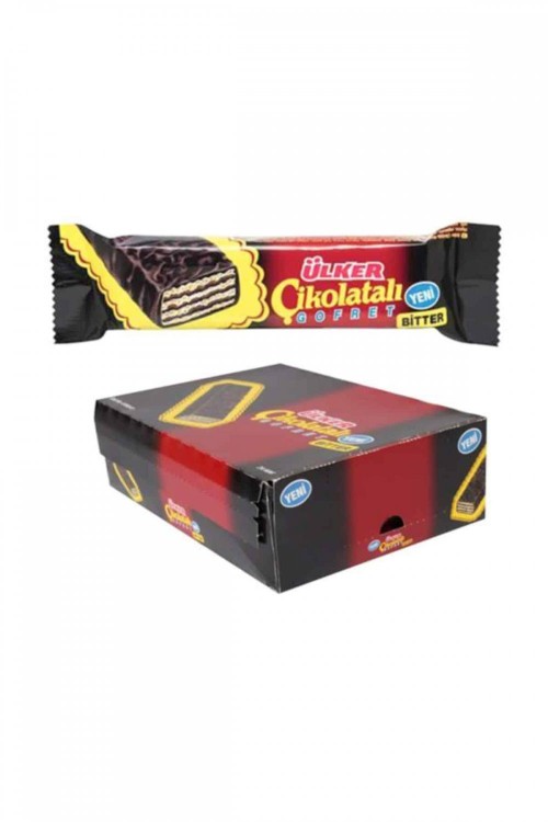 ULKER BITTER CHOCOLATE WAFER 36GR 1X24PCS ( MASTER BOX 6 )