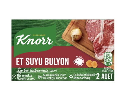 KNORR BOUILLON 1 LT SMALL (MEAT) 2 PCS * 36 (70008728)