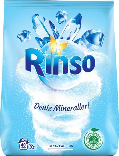 RINSO POWDER DETERGENT AUTO WHITE 6 KG * 1