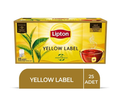 LIPTON YELLOW LABEL CUP 25 PCS * 12