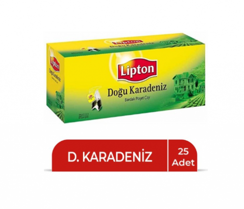 LIPTON EAST BLACKSEA FOR GLASS TEA 25 PCS*12