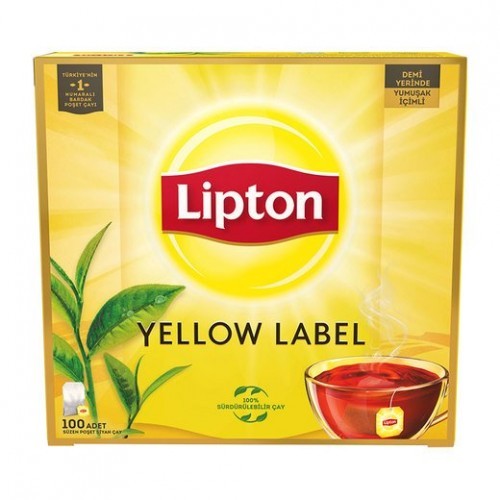 LIPTON YELLOW LABEL FOR CUP 100 PCS *6