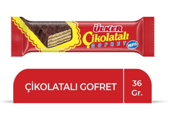 ÜLKER (1359-01) WAFER WİTH CHOCOLATE *36