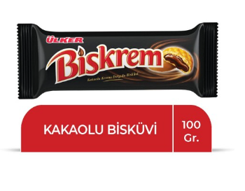 ÜLKER (1146-04) BİSKREM WITH COCOA 100 GR*18