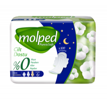 MOLPED PURE&SOFT NİGHT 6 PCS*24