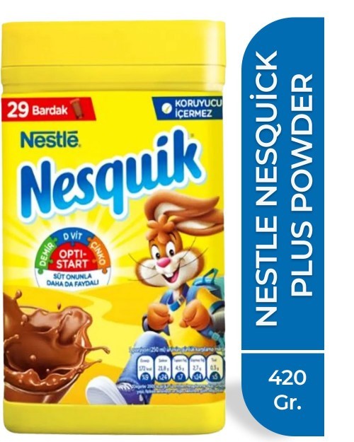 NESTLE NESQUİK 420GR PLUS POWDER*12