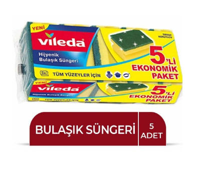 VİLEDA GREEN SPONGE 5PCS *12