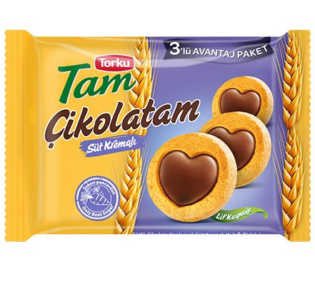 TORKU WHOLE CHOCOLATE BISCUIT 83GR*3*12