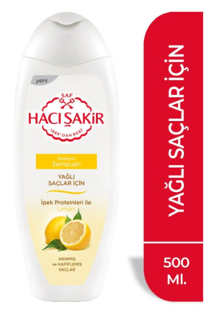 HACI ŞAKİR 500ML LEMON GREASY HAİR*12
