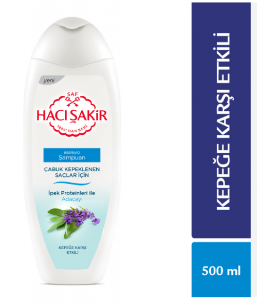 HACI ŞAKİR 500ML SAGE TEA DANDRUFF*12